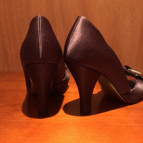 Nina Women’s shoes size 5 1/2 color chocolate luste - Picture 6 of 8